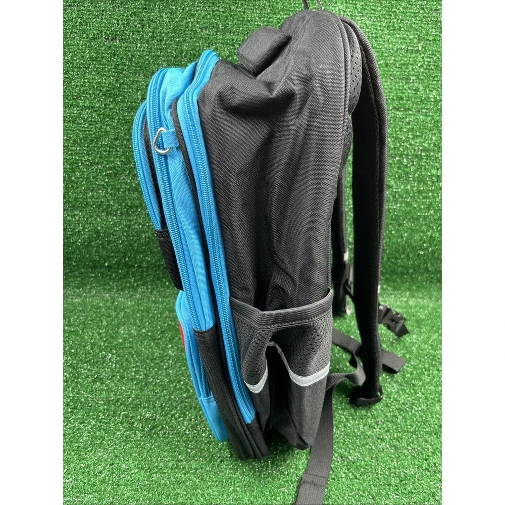 Gamer Backpack Pencil Pouch Soft Lunch Box 3 Piece Set Black Red Blue New